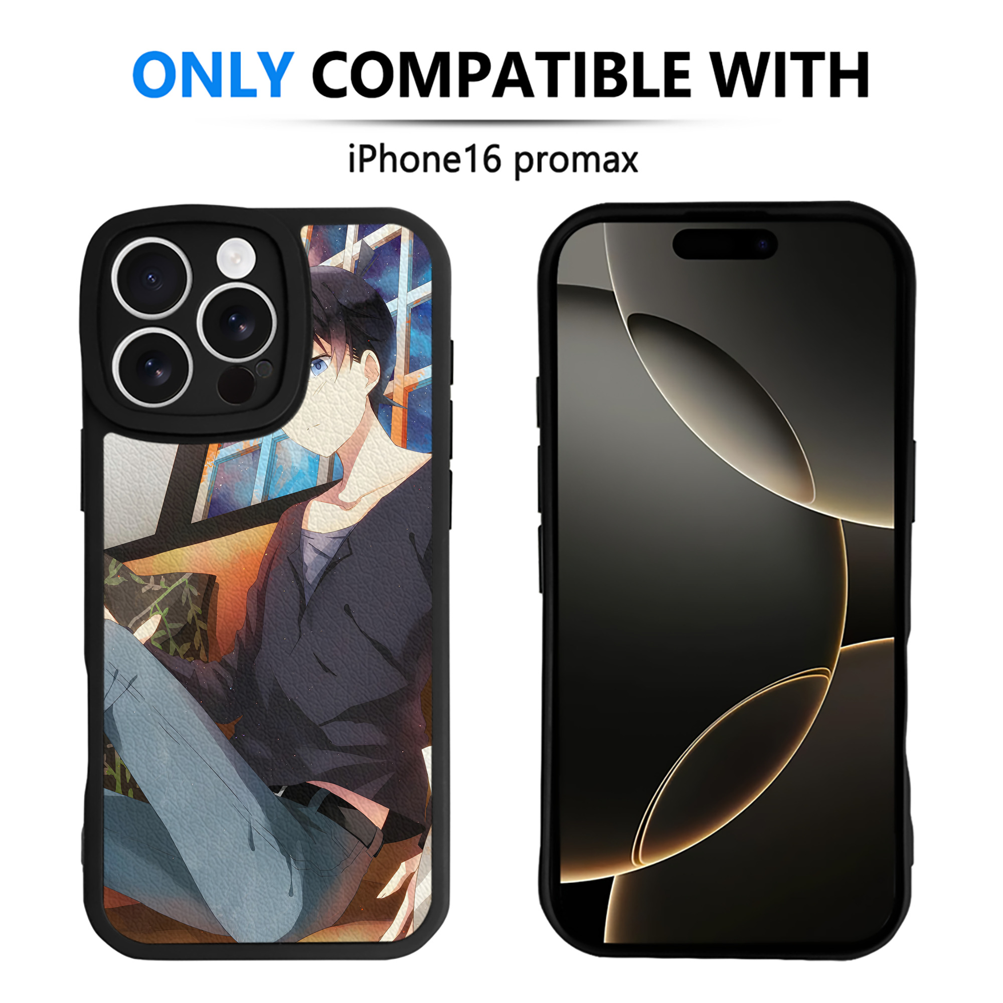 （画像用） 名探偵コナン Detective Conan 【iPhone 16シリーズ対応】シリコンスマホケース（レザー調） 材質：シリコン